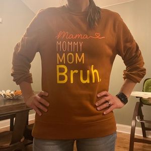 Custom Mama mommy mom bruh sweatshirt- Mom sweatshirt- cool mom’s club 😊😊
